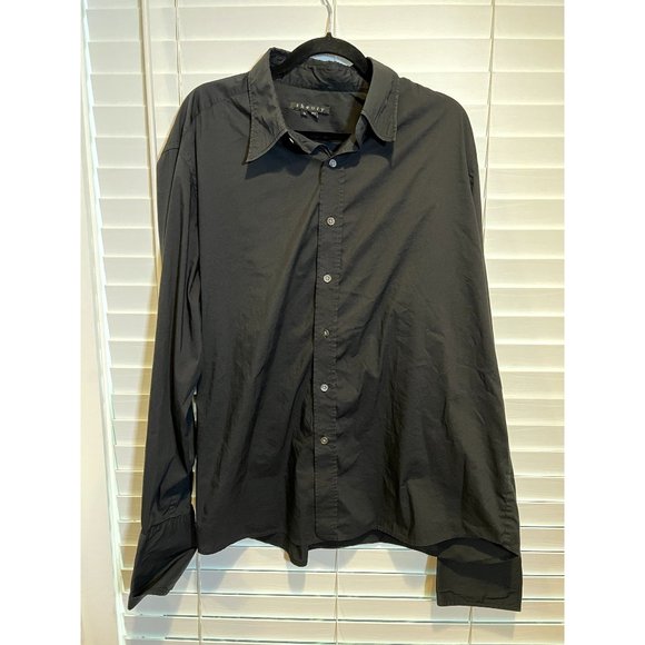 Theory French Cuff Long Sleeve Button Up Shirt -‎ Size XL - Picture 1 of 4